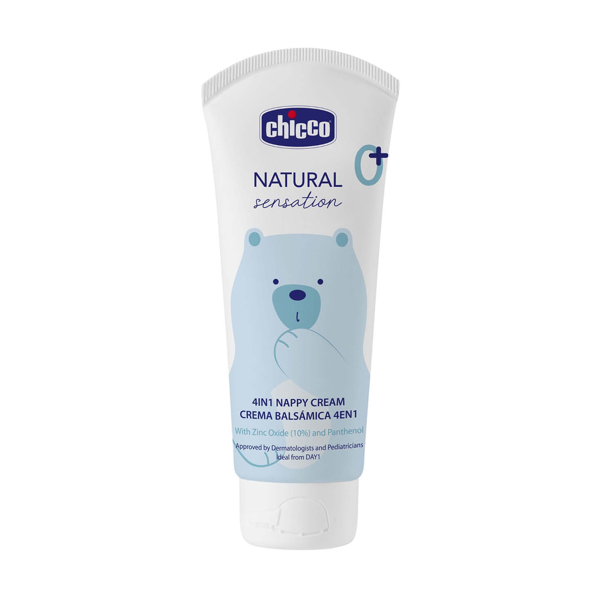 Захисний крем під підгузок 4 в 1 Chicco Nappy Cream Natural Sensation, 100 мл