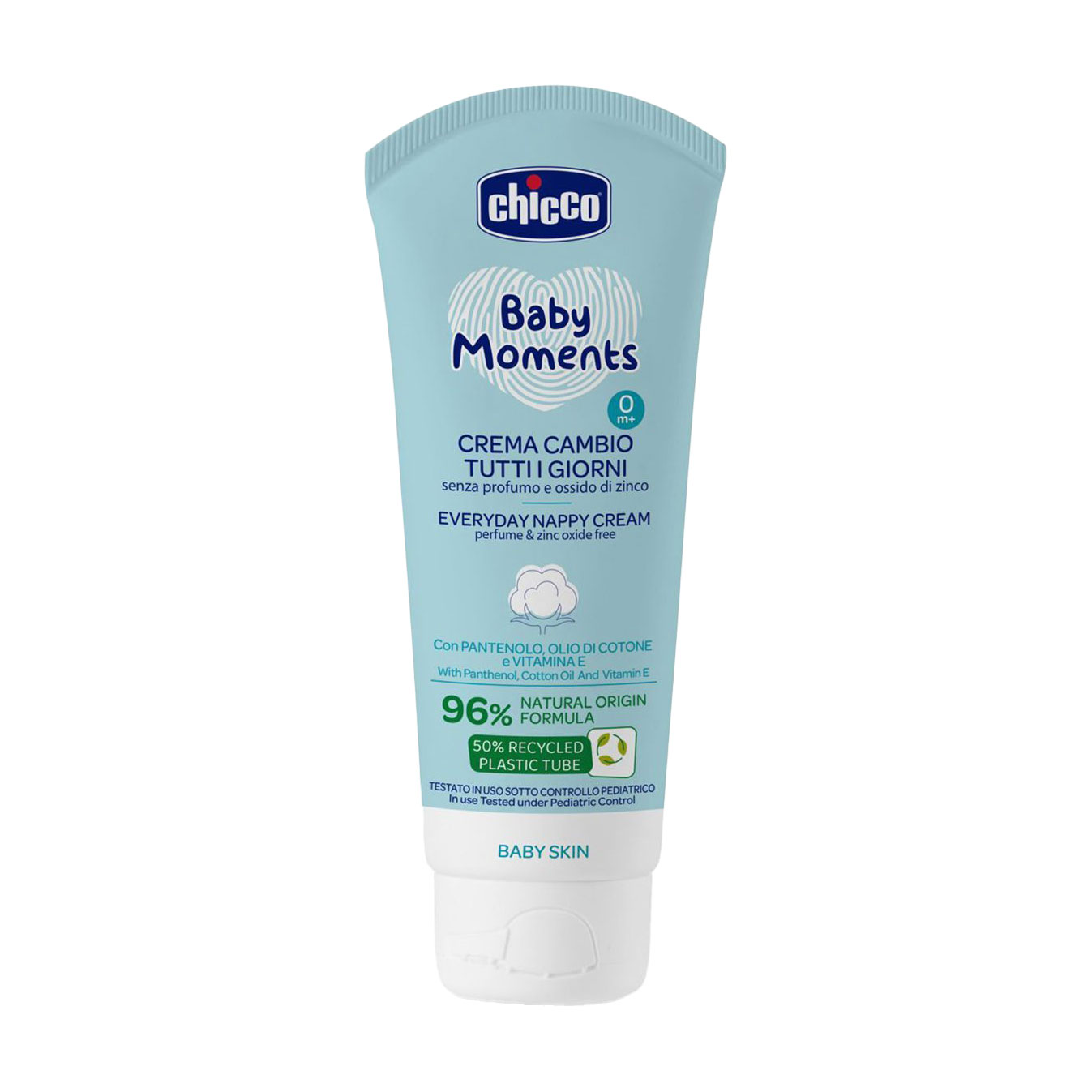 Захисний крем під підгузок Chicco Baby Moments від народження, 100 мл